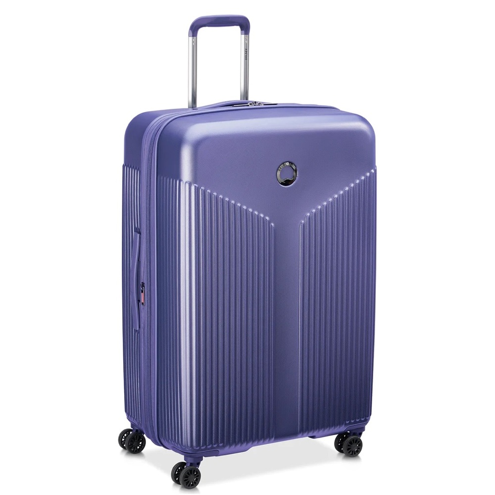 Delsey Comete 3.0 Checked-in 28” Hardshell Spinner Luggage, Lavender, Open Box